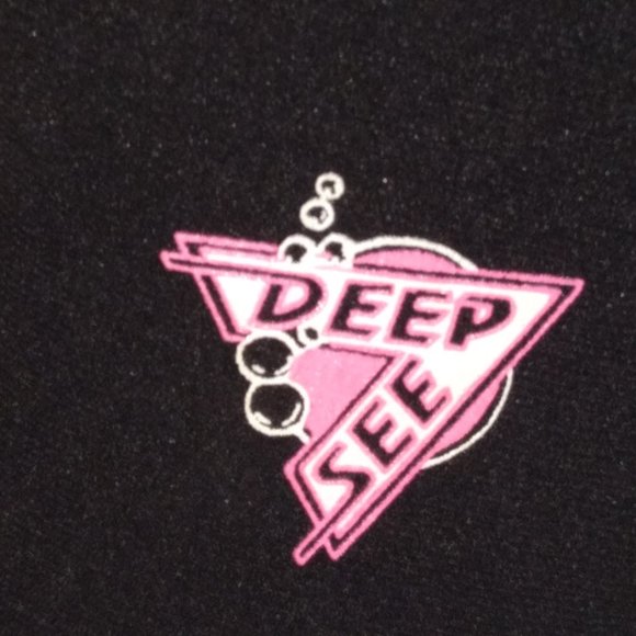 NWOB DEEP SEE Black w/Pink Accents Neoprene Diving Scuba Boots/Booties Sz 7 ANB - Picture 6 of 11